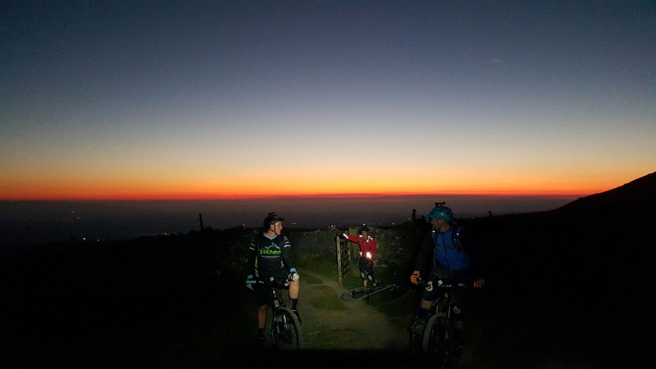 Mountain Biking up Ingleborough