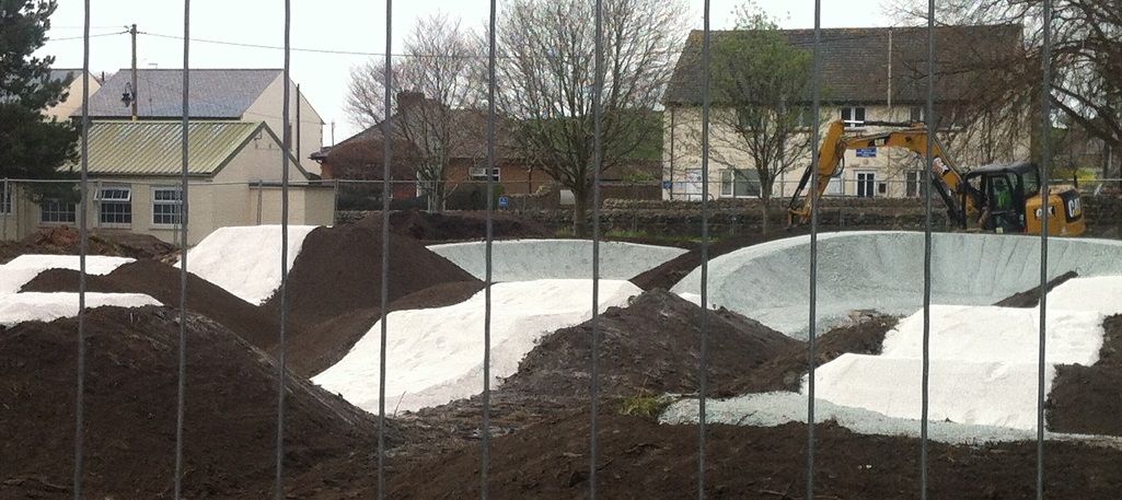 Ingleton’s New Pumptrack takes shape